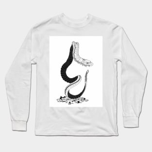 Big-mouthed Snake or Starry Sky Snake Long Sleeve T-Shirt